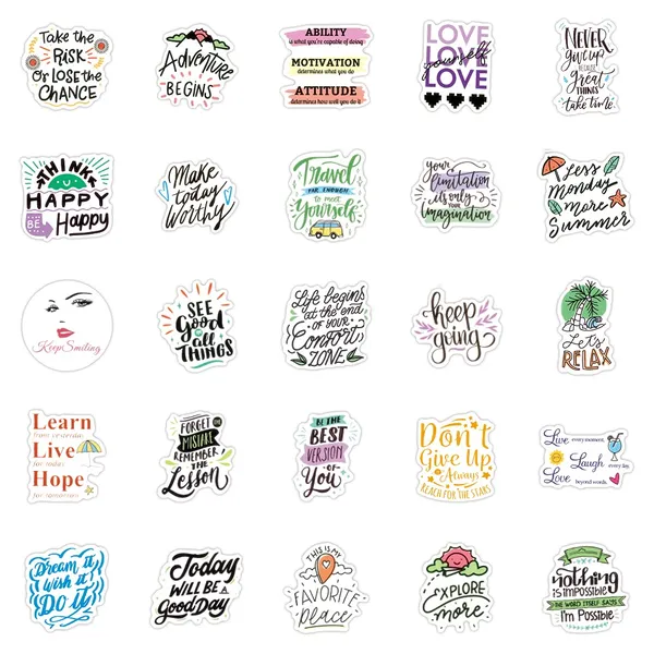 Pack_Of_50_Vinyl_Stickers_For_Laptop_Mobile_Phones_Computer_Bicycle_Bike_Luggage_Scrapbook_Guitar_Waterproof_Stickers_Inspirational_Quotes