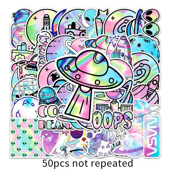 Pack_Of_50_Vinyl_Stickers_For_Laptop_Mobile_Phones_Computer_Bicycle_Bike_Luggage_Scrapbook_Guitar_Waterproof_Stickers_Laser_Planet