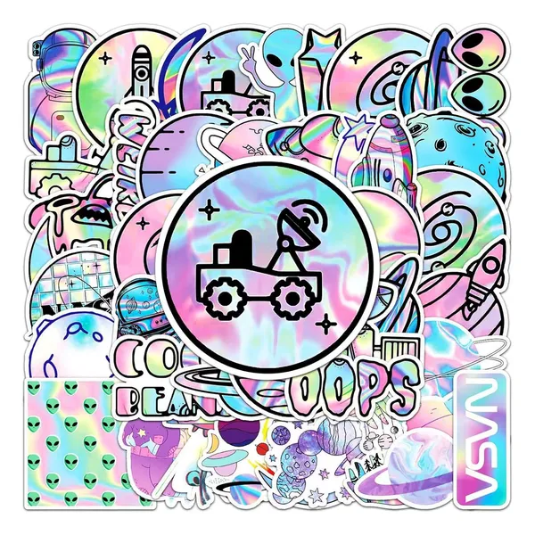 Pack_Of_50_Vinyl_Stickers_For_Laptop_Mobile_Phones_Computer_Bicycle_Bike_Luggage_Scrapbook_Guitar_Waterproof_Stickers_Laser_Planet