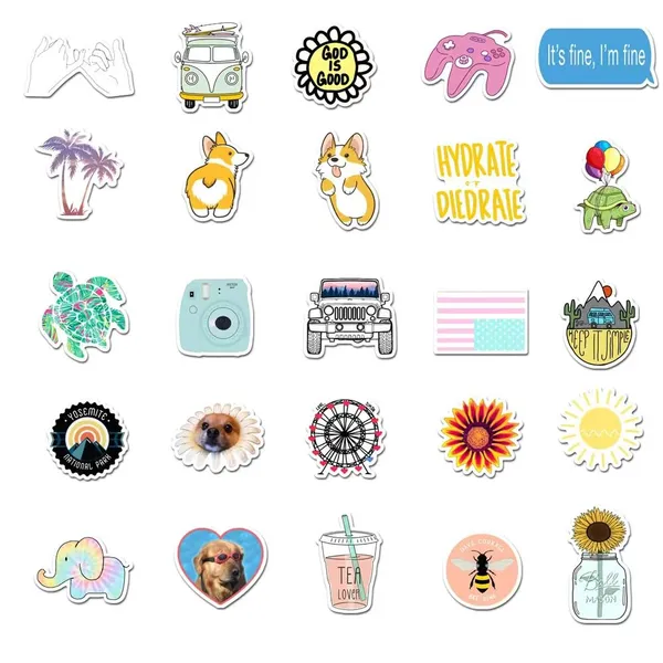 Pack_Of_50_Vinyl_Stickers_For_Laptop_Mobile_Phones_Computer_Bicycle_Bike_Luggage_Scrapbook_Guitar_Waterproof_Stickers_Modern