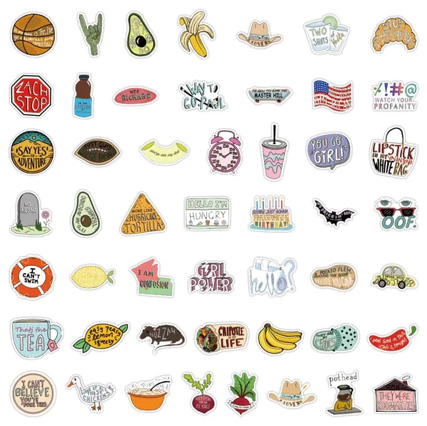 Pack_Of_50_Vinyl_Stickers_For_Laptop_Mobile_Phones_Computer_Bicycle_Bike_Luggage_Scrapbook_Guitar_Waterproof_Stickers_Moti_Clr