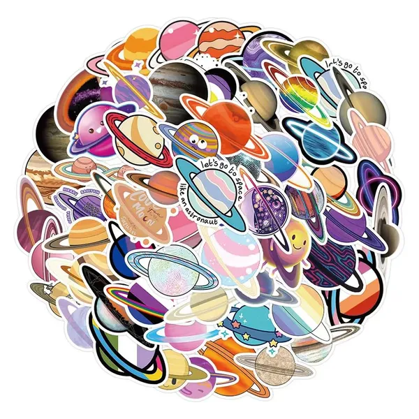 Pack_Of_60_Vinyl_Stickers_For_Laptop_Mobile_Phones_Computer_Bicycle_Bike_Luggage_Scrapbook_Guitar_Waterproof_Stickers_Planets
