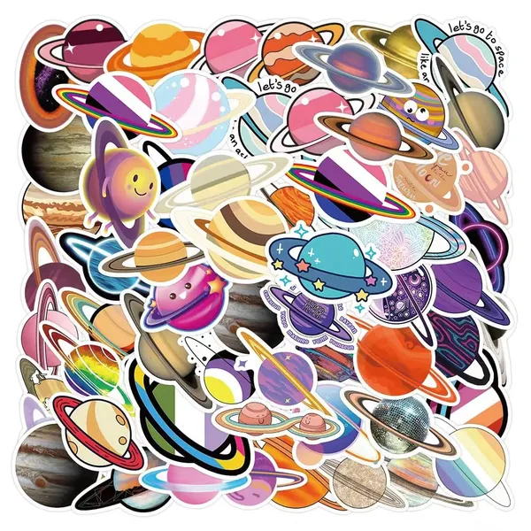 Pack_Of_60_Vinyl_Stickers_For_Laptop_Mobile_Phones_Computer_Bicycle_Bike_Luggage_Scrapbook_Guitar_Waterproof_Stickers_Planets