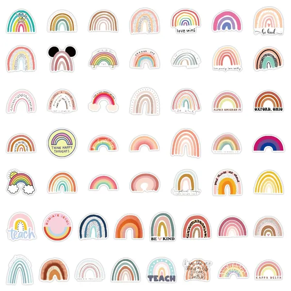 Pack_Of_50_Vinyl_Stickers_For_Laptop_Mobile_Phones_Computer_Bicycle_Bike_Luggage_Scrapbook_Guitar_Waterproof_Stickers_Rainbow