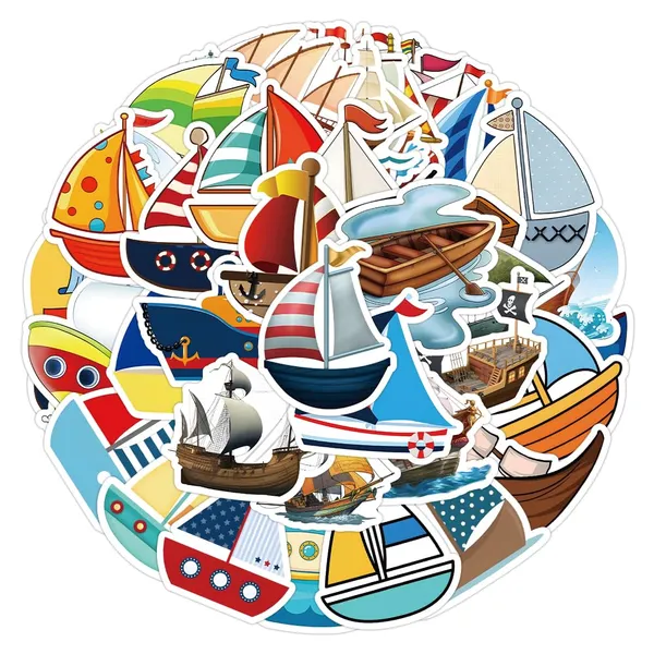 Pack_Of_50_Vinyl_Stickers_For_Laptop_Mobile_Phones_Computer_Bicycle_Bike_Luggage_Scrapbook_Guitar_Waterproof_Stickers_Sailboat