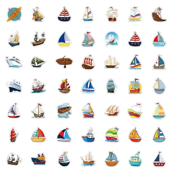 Pack_Of_50_Vinyl_Stickers_For_Laptop_Mobile_Phones_Computer_Bicycle_Bike_Luggage_Scrapbook_Guitar_Waterproof_Stickers_Sailboat