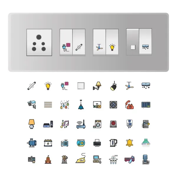 Pack_Of_352_Transparent_Base_&_Colour_Icons_Self_Adhesive_Multi_Colour_Switch_Board_Stickers_Switch_Id_Vinyl_Sticker_Decal