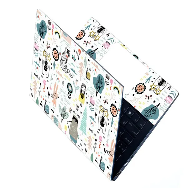 Snail_Themed_Full_Laptop_Skin_Bubble_Free_Hd_Quality_Sticker_For_Laptops_Upto_15.6_Inch_Compatible_With