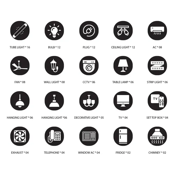 Pack_Of_352_Switch_Board_Stickers_In_Blacn_Base_and_White_Icons_|_41_Unique_Designs_|