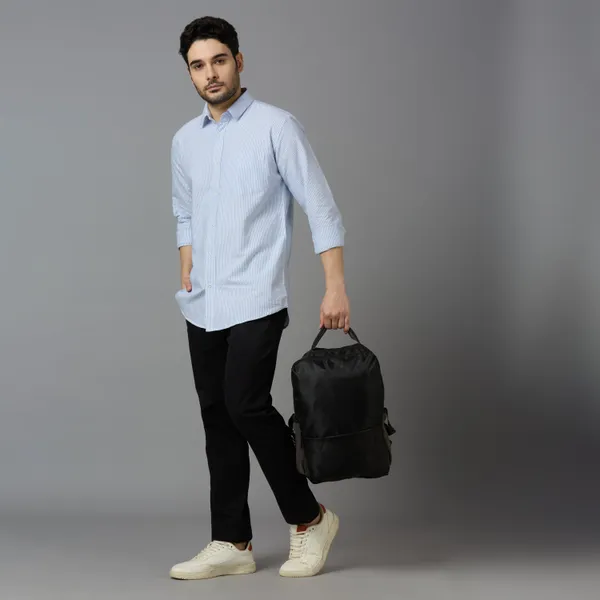 Black_Polyester_Backpack_With_Laptop_Holder_For_Unisex