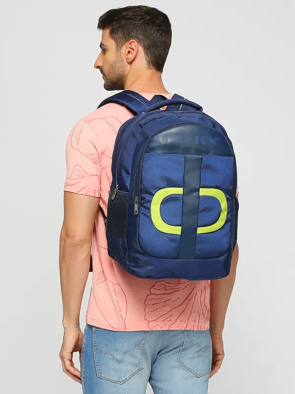 Blue_Polyester_Laptop_Backpack_With_Compression_Straps_For_Unisex