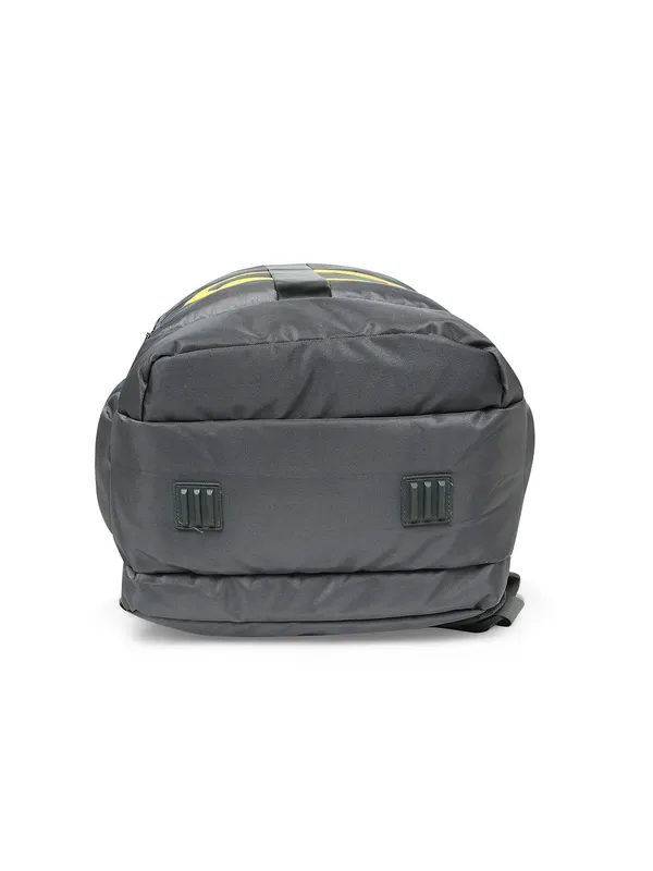 Grey_Polyester_Laptop_Backpack_With_Compression_Straps_For_Unisex