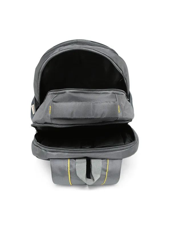 Grey_Polyester_Laptop_Backpack_With_Compression_Straps_For_Unisex