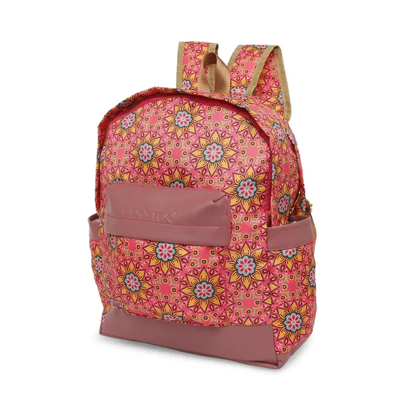 Multicolour_Polyester_Madhubani_Design_Backpack_With_Pouch_For_Unisex