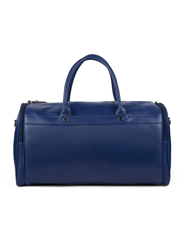Blue_Vegan_Leather_Duffel_Gym_And_Travel_Bag_With_Multiple_Pockets_For_Unisex