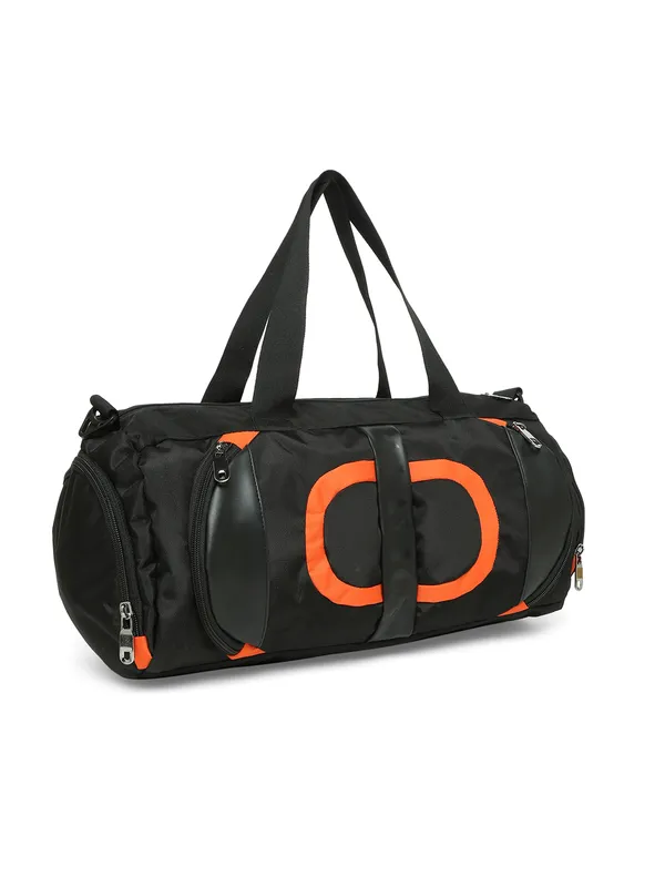 Black_Polyester_Medium_Sports_Or_Gym_Duffel_Bag_For_Unisex