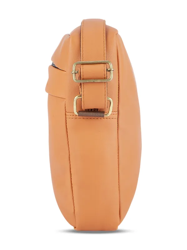 Tan_Vegan_Leather_Sling_Bag_For_Travel,_Passport_Holder_For_Unisex