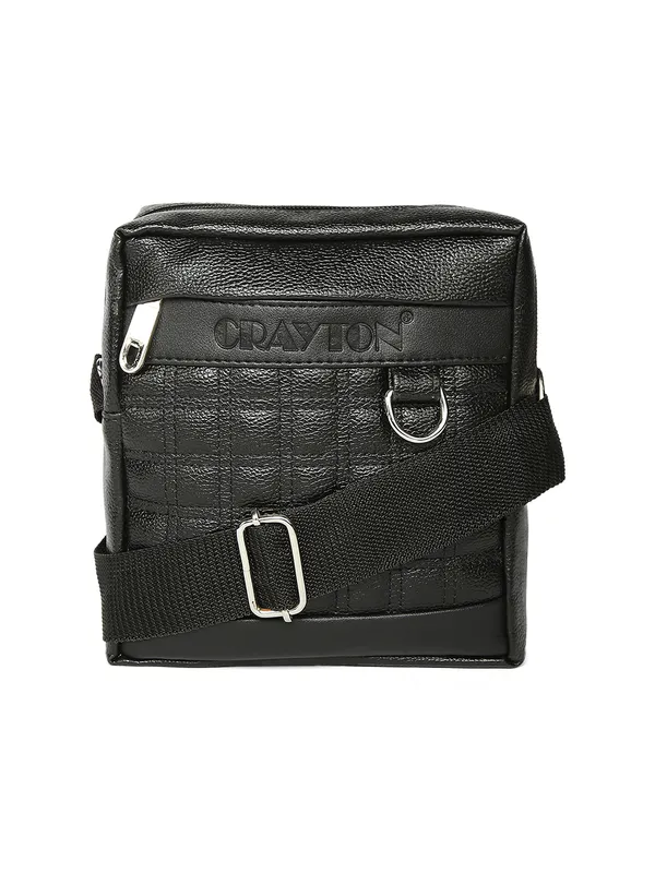 Black_Vegan_Leather_Sling_Or_Side_Bag_For_Unisex