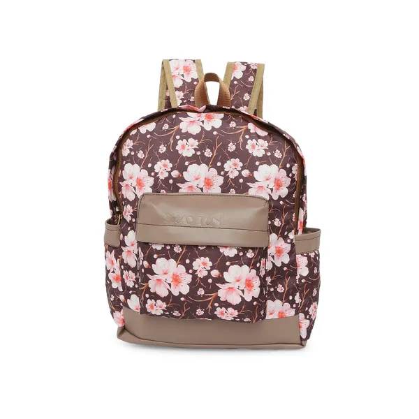 Multicolour_Polyester_Floral_Design_Backpack_With_Pouch_For_Unisex