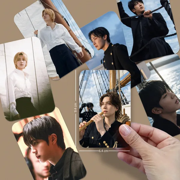 BTS_"SWIM"_Song_Concept_Double_Side_Printed_Photocards_(_Set_of_24+_1_Freebies_)