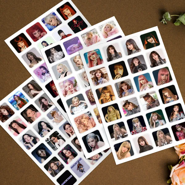 Blackpink_Solo_Albums_All_4_Members_Round_Corner_Sticker_Sheets_(_Set_of_4_Sheets_)_96_Stickers