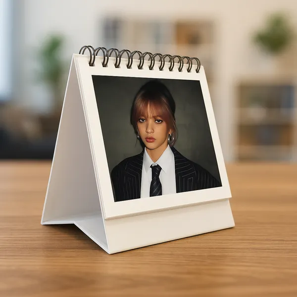 Katseye_Desk_Photo_Album_–_Premium_Spiral_Display_(24_Glossy_Laminated_Photos_Front_Back)