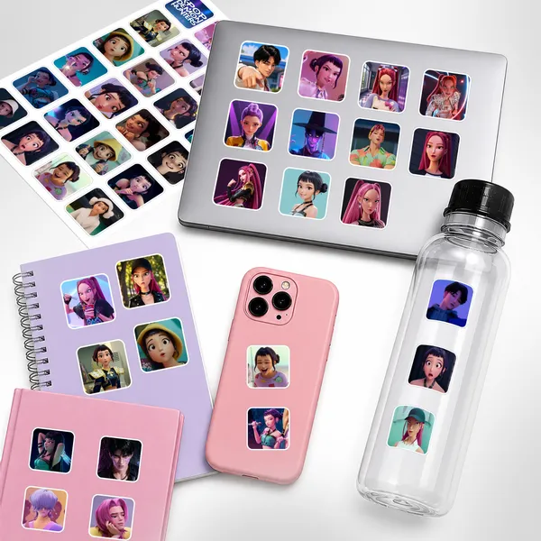 Kpop_Demon_Hunters_Round_Corner_Sticker_Sheets_(_Set_of_4_Sheets_)_96_Stickers
