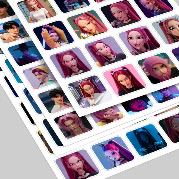 Kpop_Demon_Hunters_Round_Corner_Sticker_Sheets_(_Set_of_4_Sheets_)_96_Stickers