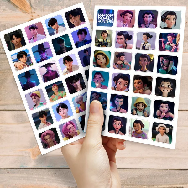 Kpop_Demon_Hunters_Round_Corner_Sticker_Sheets_(_Set_of_4_Sheets_)_96_Stickers