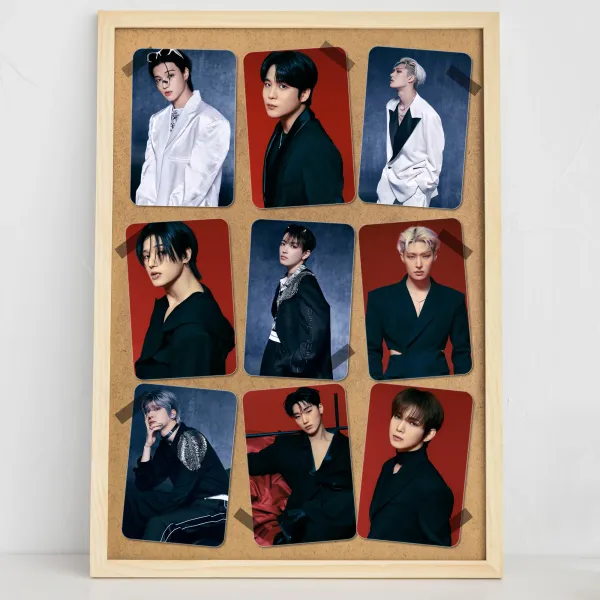 Multicolor_Ateez_Golden_Hour_Pt_2"_Album_Laminated_Photo_Cards_(Set_Of_16+2_Freebies)_Fine_Art_Print_(4.3_Inch_X_2.7_Inch)