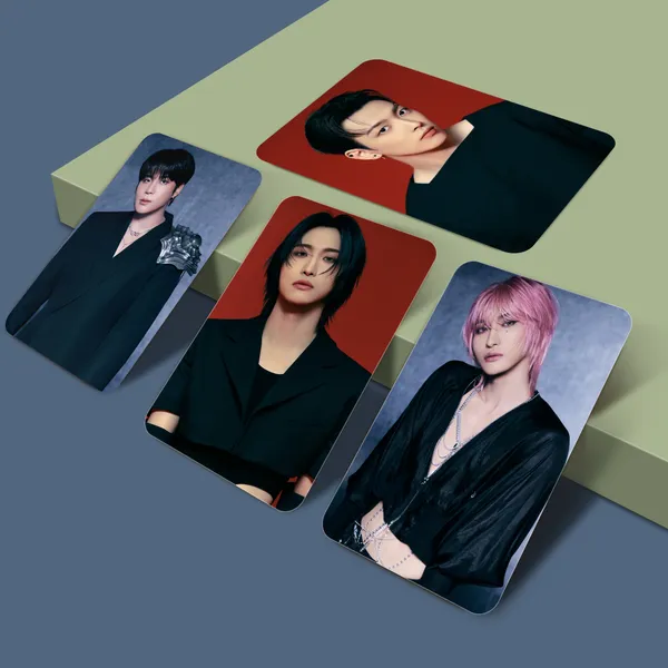 Multicolor_Ateez_Golden_Hour_Pt_2"_Album_Laminated_Photo_Cards_(Set_Of_16+2_Freebies)_Fine_Art_Print_(4.3_Inch_X_2.7_Inch)