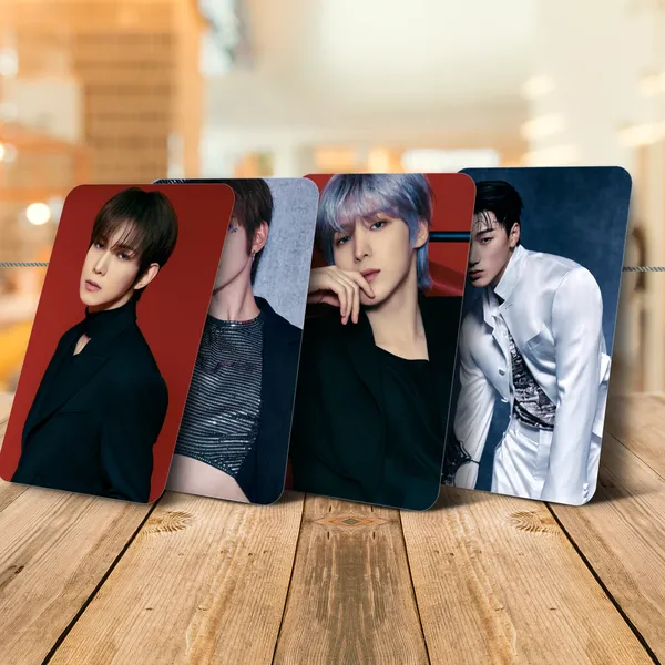 Multicolor_Ateez_Golden_Hour_Pt_2"_Album_Laminated_Photo_Cards_(Set_Of_16+2_Freebies)_Fine_Art_Print_(4.3_Inch_X_2.7_Inch)