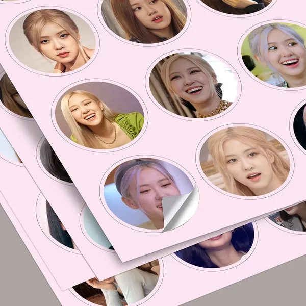 Multicolor_Blackpink_Round_Shape_Small_Stickers_(_Set_Of_4_Sheets_)_96_Stickers_Paper_Print_(8.5_Inch_X_5.6_Inch)