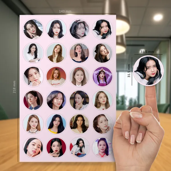 Multicolor_Blackpink_Round_Shape_Small_Stickers_(_Set_Of_4_Sheets_)_96_Stickers_Paper_Print_(8.5_Inch_X_5.6_Inch)