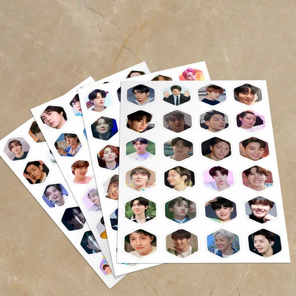 Multicolor_Bts_Cute_Hexagon_Shape_Small_Stickers_(_Set_Of_4_Sheets_)_96_Stickers_Paper_Print_(8.5_Inch_X_5.6_Inch)