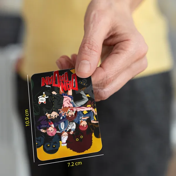 Multicolor_"Dan_Dan_Dan"_Anime_Concept_Photocards_(_Set_Of_14_+_2_Freebies_)_Anime_Merch_&_Merchandise_Fine_Art_Print_(4.3_Inch_X_2.7_Inch)