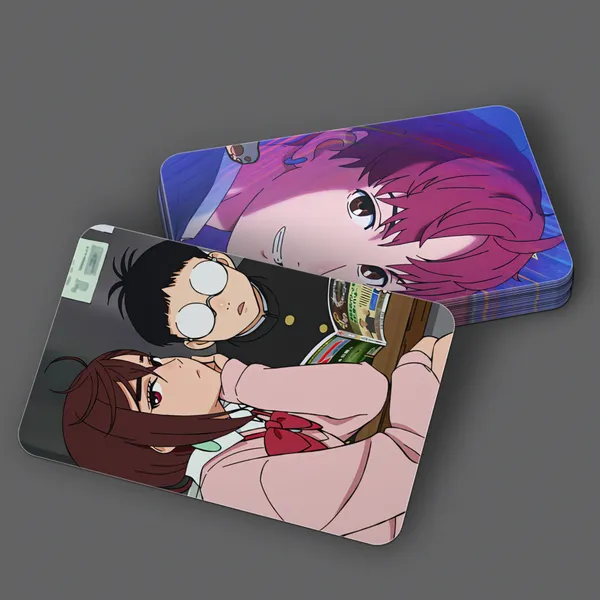 Multicolor_"Dan_Dan_Dan"_Anime_Concept_Photocards_(_Set_Of_14_+_2_Freebies_)_Anime_Merch_&_Merchandise_Fine_Art_Print_(4.3_Inch_X_2.7_Inch)