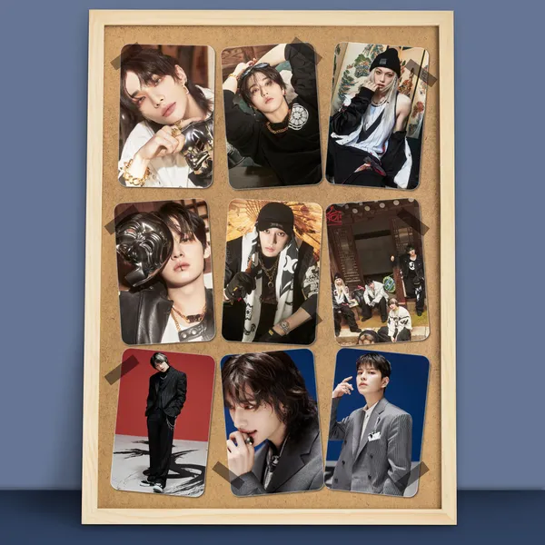 Multicolor_Stray_Kids_"Hop"_Album_Photo_Cards_(_Set_Of_28_+_4_Freebies_)_All_Members_Included_Fine_Art_Print_(4.3_Inch_X_2.7_Inch)