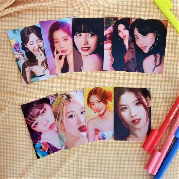 Multicolor_9_Cm_Twice_Latest_Song_Large_Stickers_(_Set_Of_9_)_Self_Adhesive_Sticker_(Pack_Of_9)