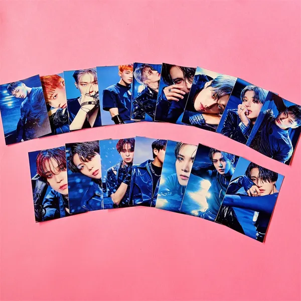 Multicolor_9_Cm_Ateez_Deja`_Vu_Song_Stickers_(_Set_Of_16_)_+_3_Freebies_Self_Adhesive_Sticker_(Pack_Of_16)