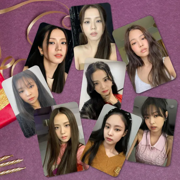Multicolor_Blackpink_Selca_(Selfie)_Photo_Cards_(_Set_Of_16_+_2_Freebies_)_Paper_Print_(2_Inch_X_3.5_Inch)