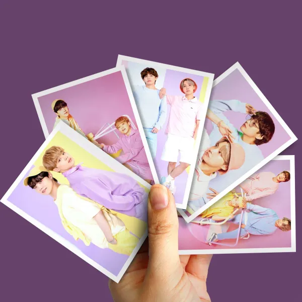 Multicolor_Bts_Festa_2021_White_Border_Photo_Cards_Glossy_Laminated_(_Set_Of_8_)_Fine_Art_Print_(2_Inch_X_3.5_Inch)