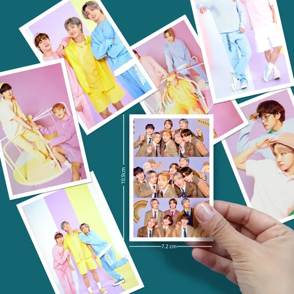Multicolor_Bts_Festa_2021_White_Border_Photo_Cards_Glossy_Laminated_(_Set_Of_8_)_Fine_Art_Print_(2_Inch_X_3.5_Inch)