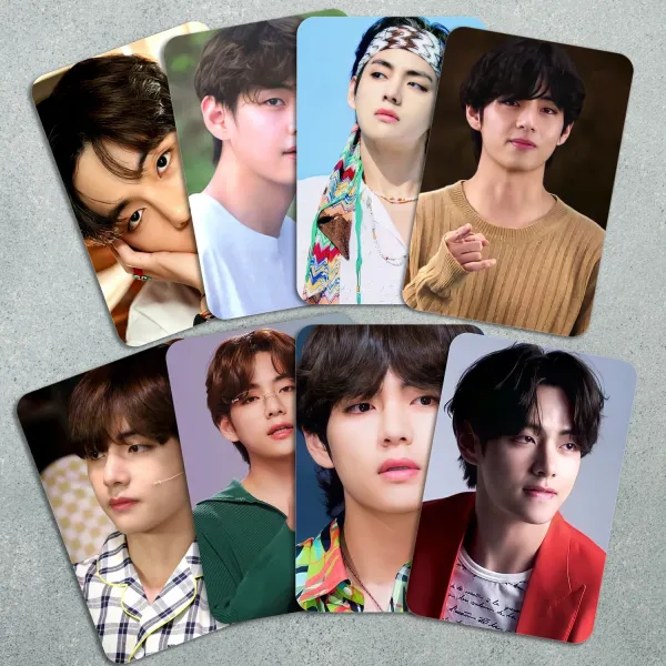 Multicolor_Bts_V_Bias_Pack_02_Photo_Cards_(_Set_Of_16_+_2_Freebies_)_Fine_Art_Print_(4.3_Inch_X_2.8_Inch)