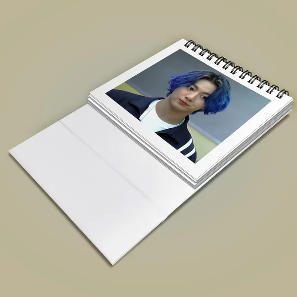 Multicolor_Bts_(_Bangtan_Boys_)_Desk_Photo_Album_(_Set_Of_1_)_24_Photos_Front-Back_Photographic_Paper_(6.2_Inch_X_3.1_Inch)