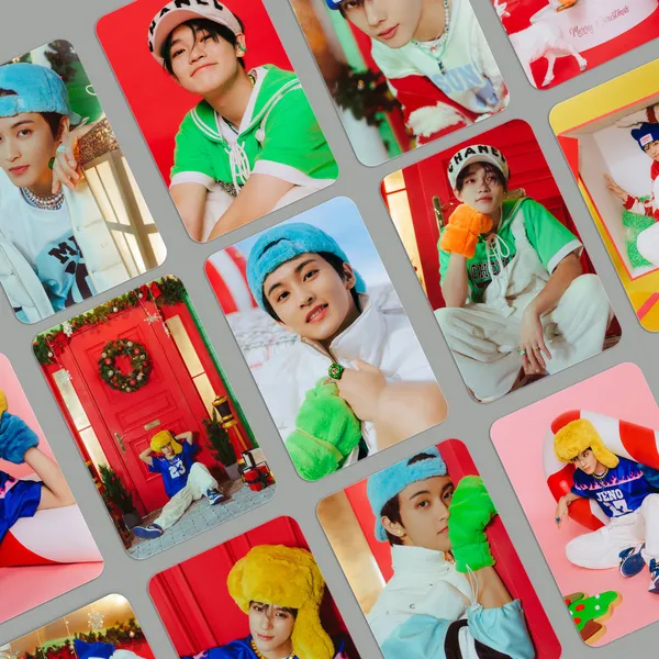 Multicolor_9_Cm_Nct_Dream_"Candy"_Album_Photocards_(_Set_Of_28_+_4_Freebies_)_Reusable_Sticker_(Pack_Of_1)