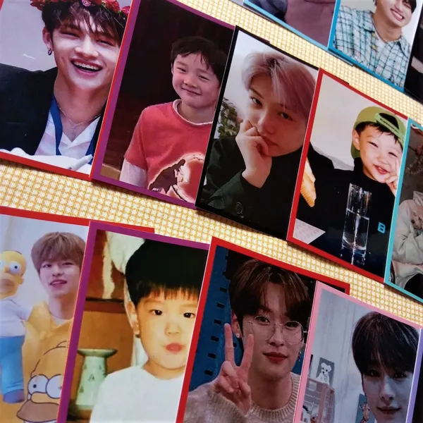 Multicolor_9_Cm_Stickers_Stray_Kids_Cute_/_With_Baby_Pictures_(_Set_Of_24_+_Freebie_)_Self_Adhesive_Sticker_(Pack_Of_24)