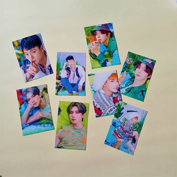 Multicolor_9_Cm_Ateez_Eternal_Sunshine_Song_Stickers_(_Set_Of_16_)_+_3_Freebies_Self_Adhesive_Sticker_(Pack_Of_16)