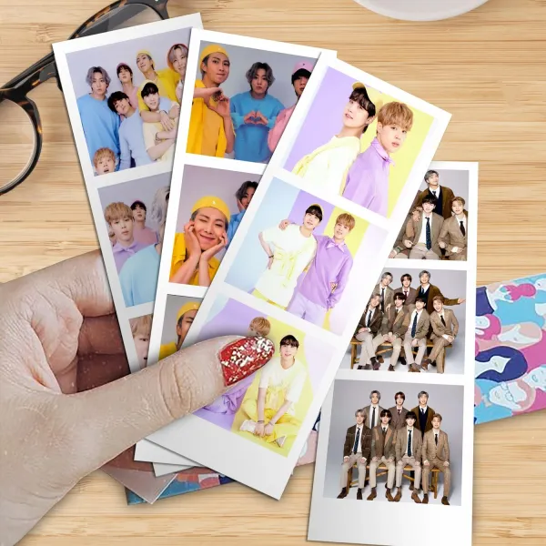 Multicolor_14_Cm_Bts_Festa_Photo_Stickers_Film_Strips_(_Set_Of_16_)_+_2_Freebies_(_All_Members_)_Self_Adhesive_Sticker_(Pack_Of_14)