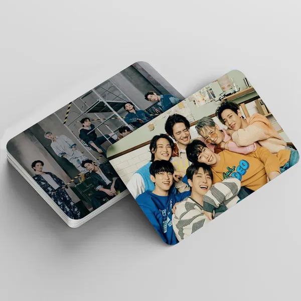 Multicolor_9_Cm_Got7_Mini_Album_Photocards_(_Set_Of_14_+_2_Freebies_)_Reusable_Sticker_(Pack_Of_16)